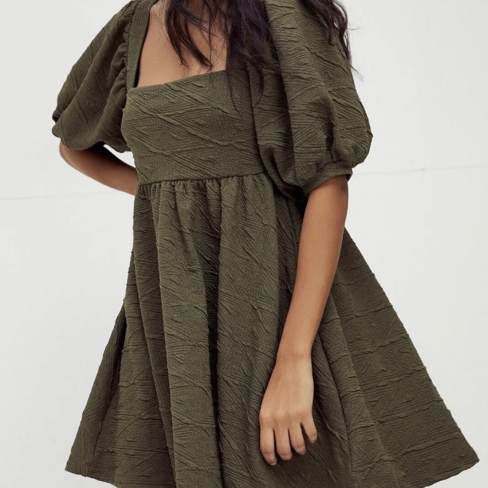BNWT- Free People Violet Mini Dress XS Olive Smoke